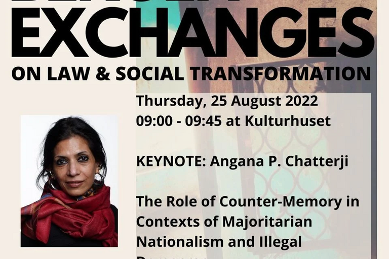 Bergen Exchange Flyer with photo of Angana