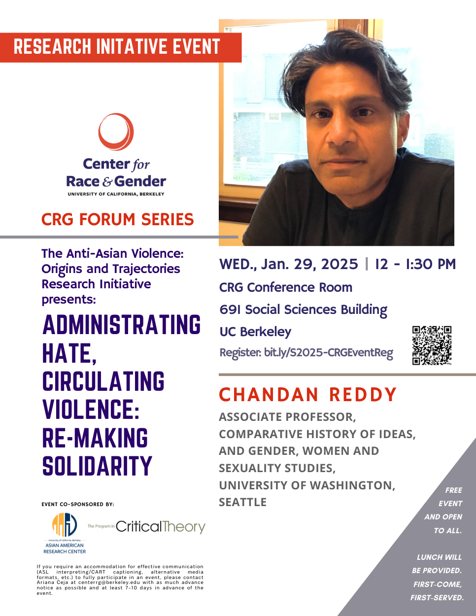 Flyer for 1-29-2025 crg forum
