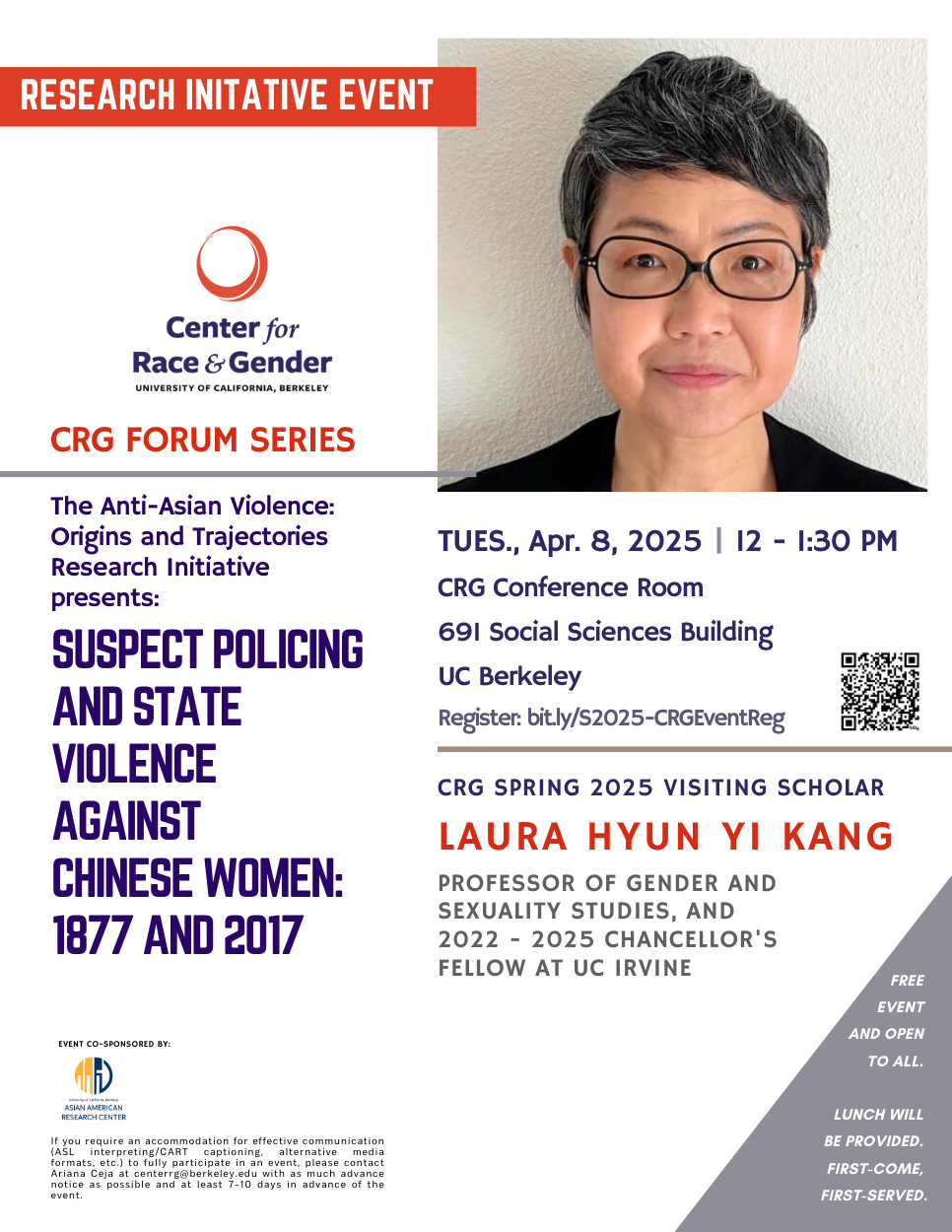 Flyer for 4-8-2025 crg forum