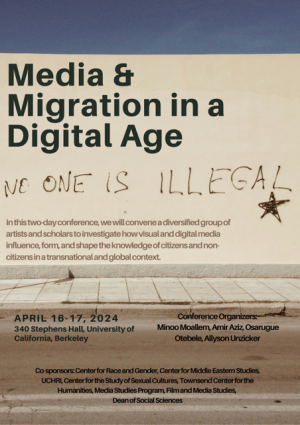 Flyer for 4-16-2025 Media and Migration Conference