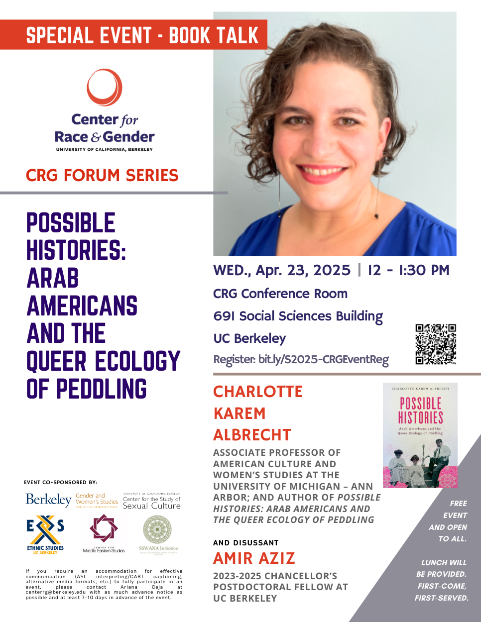 Flyer for 4-23-2025 crg forum