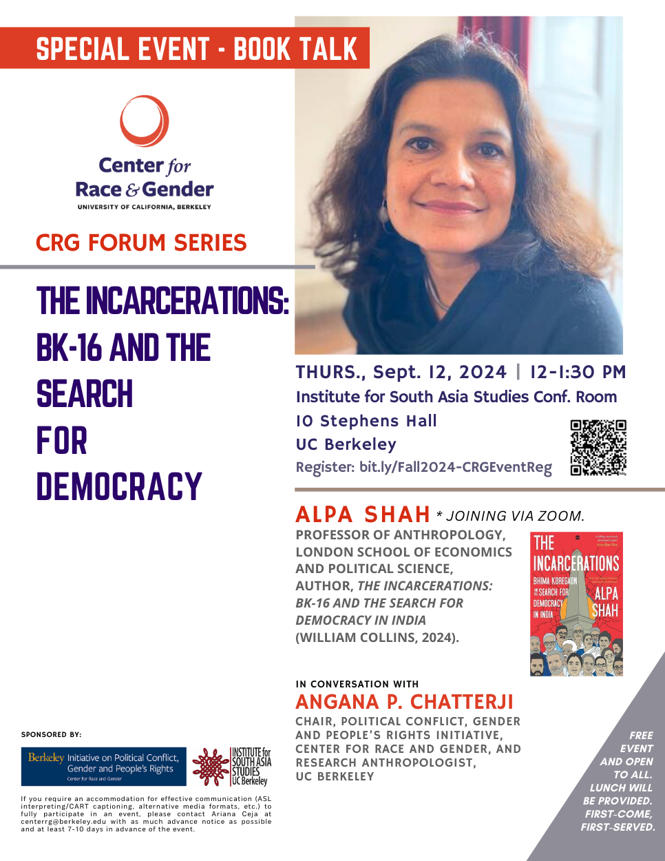 Flyer for 9-12-2024 crg forum