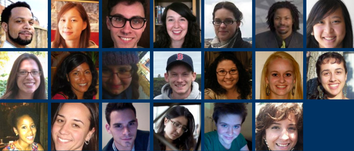 Grid with photos of AY 2011 - 2012 CRG Student Research Grantees