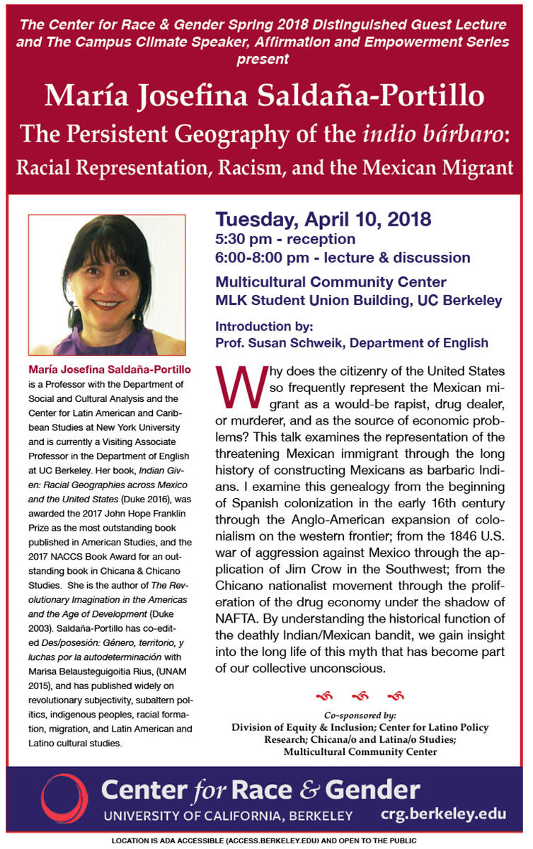 Event flyer for April 10, 2018 Distinguished Guest Lecture