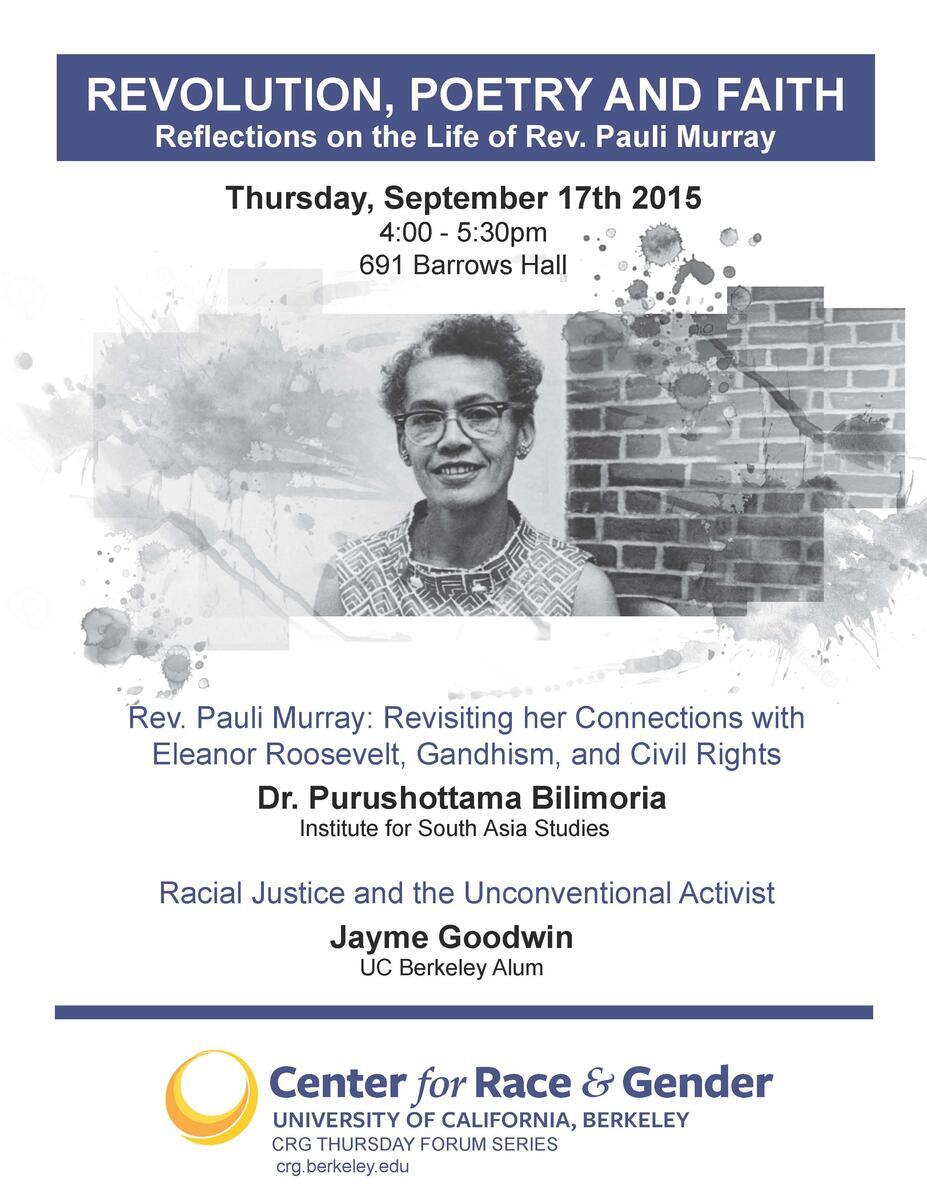 Flyer for 9-17-2015 CRG Forum