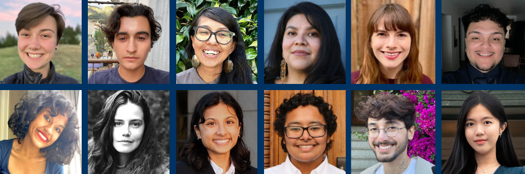 Grid with photos of Fall 2022 CRG Student Research Grantees